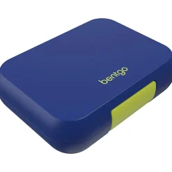 Lunch Boxes & Bags<bentgo Pop Lunch Box, Navy Blue/Chartreuse (BGOPOP-NB)