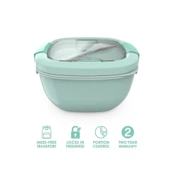 bentgo Salad Container, Coastal Aqua, 54 oz. (BGOSAL-CA) Hot
