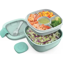 bentgo Salad Container, Coastal Aqua, 54 oz. (BGOSAL-CA) Hot