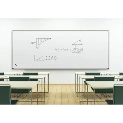 Online El Grande Porcelain Steel Dry Erase Whiteboard 5' x 10' Deluxe Aluminum Trim (202AL-25) Dry Erase
