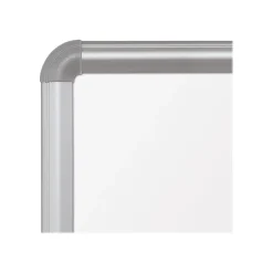 Online Magne-Rite Steel Dry-Erase Whiteboard, Anodized Aluminum Frame, 4' x 4' (219PD) Dry Erase