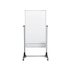 New Platinum Porcelain Dry-Erase Whiteboard, Anodized Aluminum Frame, 3' x 2' (669RU-DD) Dry Erase