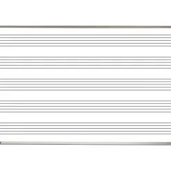 New Porcelain Steel Deluxe Aluminum Trim Oak 4' x 6' Porcelain Steel Dry Erase Whiteboard (202AG-S1) Dry Erase