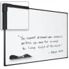 Clearance Ultra Trim Magnetic Dry-Erase Board, Black Frame, 4' x 3' Dry Erase