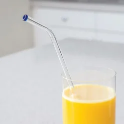 Filters, Stirrers & Straws<Better Houseware Extra-Wide Glass Straws with Cleaning Brush, 5 Pack, (309)