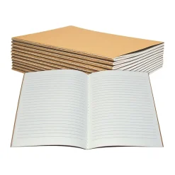 Better Office Composition Notebooks, 5.5" x 8.3", Narrow Ruled, 30 Sheets, Kraft, 12/Pack (25020-12PK) Online