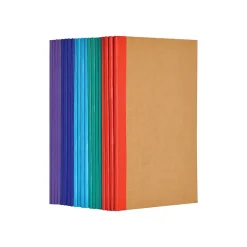 Better Office Customizable Notebook, 5.5" x 8.3", 30 Sheets, Kraft, 20/Pack (25031-20PK) New