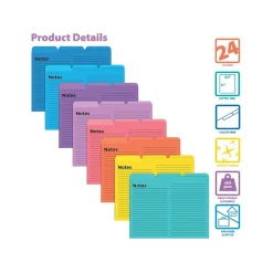 Better Office Heavyweight File Folders, 1/3-Cut Tab, Letter Size, Assorted Colors, 24/Pack (89124-24PK) Discount