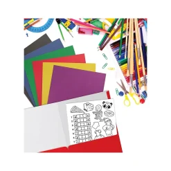 Better Office 3-Hole Punched 2-Pocket Portfolio Folders, Assorted Colors, 100/Pack (80100-100PK) Clearance