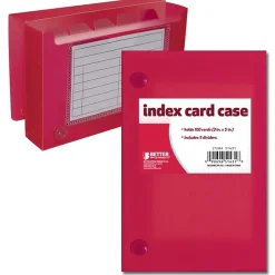 Sale Products Frosted Index Card Case 3" x 5", 24/Pack Index Cards