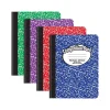 Better Office 1-Subject Composition Notebooks, 7.5" x 9.75", Wide Ruled, 100 Sheets, Assorted Colors, 4/Pack (25204-4PK) Clearance