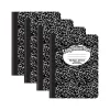 Better Office 1-Subject Composition Notebooks, 7.5" x 9.75", Wide Ruled, 100 Sheets, Black, 12/Pack (25112-12PK) Outlet