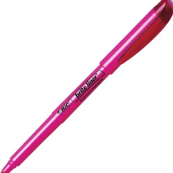 BIC Brite Liner Stick Highlighters, Chisel Tip, Fluorescent Pink, 216/Ct (BL11PNKCT) Clearance