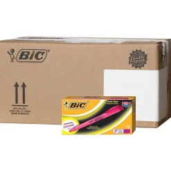 BIC Brite Liner Stick Highlighters, Chisel Tip, Fluorescent Pink, 216/Ct (BL11PNKCT) Clearance