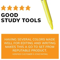 BIC Brite Liner Stick Highlighter, Chisel Tip, Blue, 12/Pack (65552/BL11BE) Sale