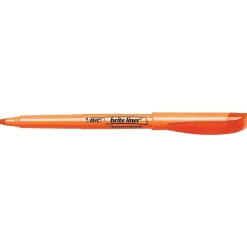 BIC Brite Liner Stick Highlighter, Chisel Tip, Orange, Dozen (90338/BL11OR) Hot