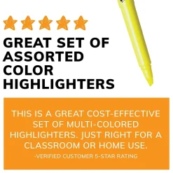 BIC Brite Liner Stick Highlighter, Chisel Tip, Assorted, 24/Pack (BL241AST) Outlet