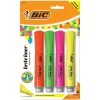 BIC Brite Liner Tank Highlighter, Chisel Tip, Assorted, 4/Pack (32318) Online