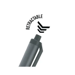 BIC Clic Stic Retractable Ballpoint Pen, Medium Point, Black Ink, 12/Case (CSM11-BLK) Outlet