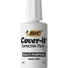 BIC Cover-it Correction Fluid, White, 12/Pack (WOC12DZ) Clearance