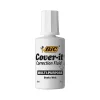 BIC Cover-it Correction Fluid, White (50367/WOC12-WHI) Outlet