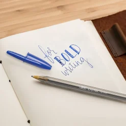 BIC Cristal Xtra-Bold Ballpoint Pens, Bold Point, 1.6mm, Blue Ink, 24/Pack (MSBP241-BLU) Outlet