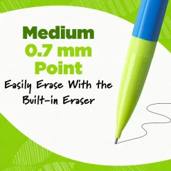 BIC Ecolutions Mechanical Pencils, 0.7mm, #2 Medium Lead, Dozen (MPE12-BLK) Outlet