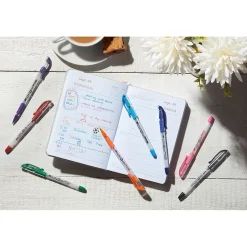 BIC Gel-ocity Stic Gel Pens, Medium Point, 0.7 mm, Assorted Colors, 14/Pack (RGSMP14-AST) New