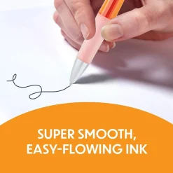 BIC Intensity Clic Gel Pen, 0.7mm, Black Ink, Dozen (RNCX11-BLK) Online