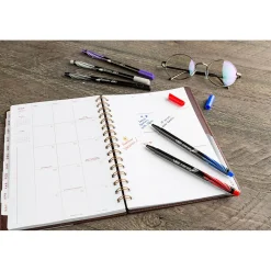 BIC Intensity Fineliner Felt Pens, Fine Point, Assorted Inks, 10/Pack (FPINFAP10-AST) Clearance