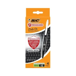 BIC Prevaguard Media Clic Mechanical Pencil, 0.7mm, #2 Medium Lead, 4/Pack (MPCMAP4-BLK) Discount