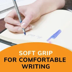 BIC Round Stic Grip Xtra Comfort Ballpoint Pen, Medium Point, Blue Ink, 24/Box, 6 Boxes/Pack (GSMG144E-BLU) Sale