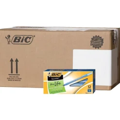 BIC Round Stic Xtra Precision Ballpoint Pens, Fine Point, Blue Ink, 432/Carton (GSF11BLUCT) Best
