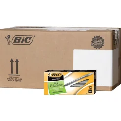 BIC Round Stic Xtra Precision Ballpoint Pens, Fine Point, Black, 432/Carton (GSF11BLKCT) Online