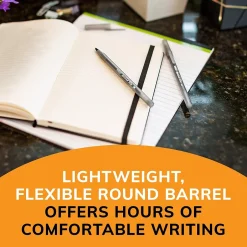 BIC Round Stic Xtra-Life Ballpoint Pens, Medium Point, 1.0mm, Black Ink, 60/Pack (GSM609-BLK) Best