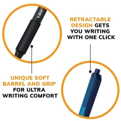 BIC Soft Feel Retractable Ballpoint Pens, Medium Point, Red Ink, 12/Pack (837399) Hot