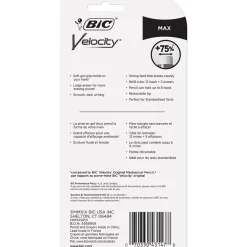 BIC Velocity Max Mechanical Pencil, 0.9mm, #2 Hard Lead, 2/Pack (MPMX9P21BLK) Best