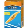 BIC Wite-Out Exact Liner Correction Tape, White, 10/Pack (WOELP10) Discount