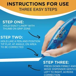 BIC Wite-Out Exact Liner Correction Tape, White, 10/Pack (WOELP10) Discount