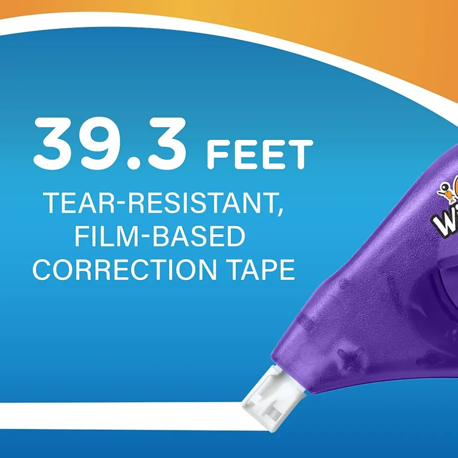 BIC Wite-Out EZ Correct Correction Tape, White, Pack of 6 (WOTAPP11-6) Online
