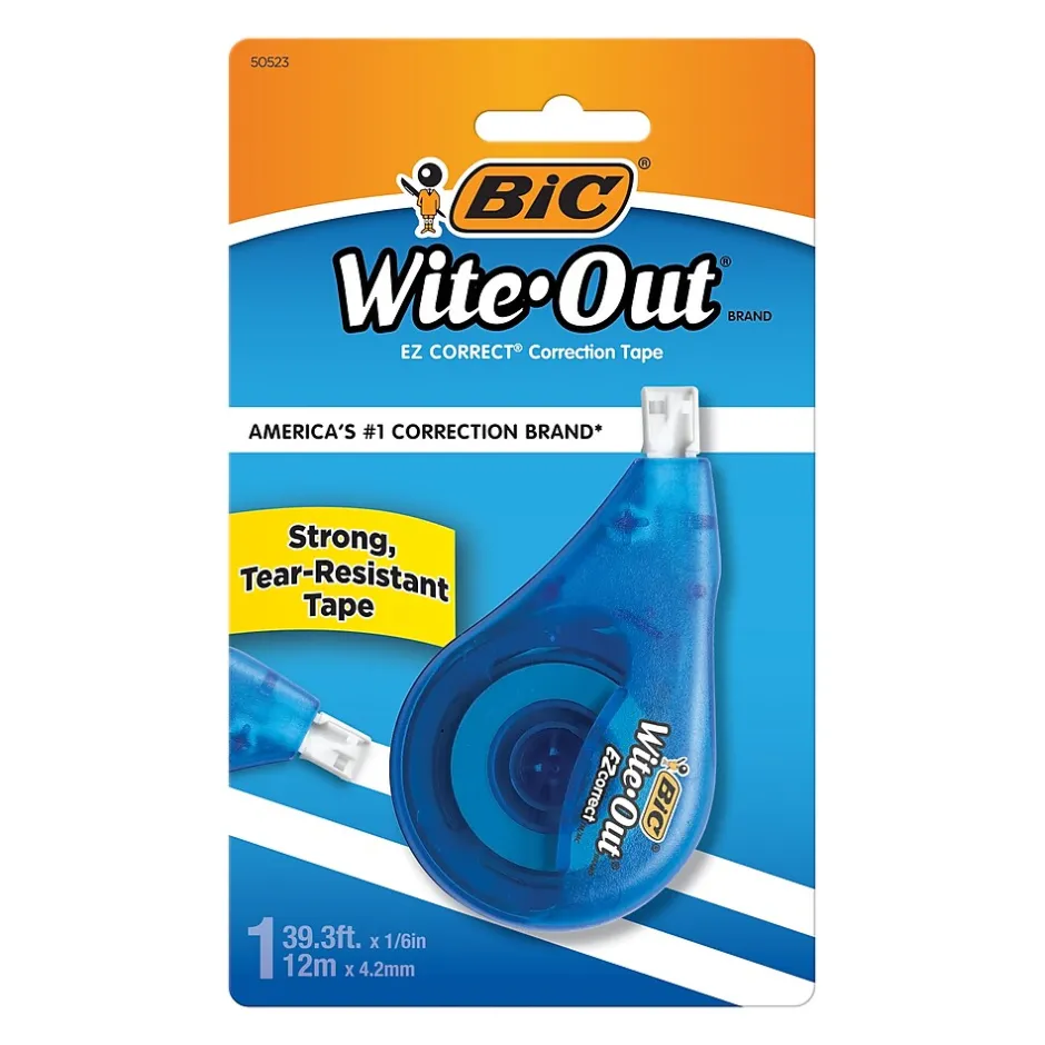 BIC Wite-Out EZ Correct Correction Tape, White (50523/WOTAPP1) Sale