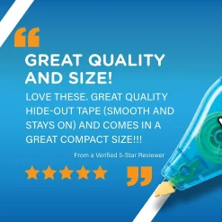 BIC Wite-Out Mini Correction Tape, White, Dozen (WOTM11-WHI) Best