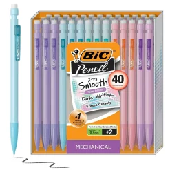 BIC Xtra Smooth Mechanical Pencils, 0.7mm, #2 Medium Lead, 40/Pack (MP40TX-BLK) Outlet