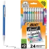 BIC Xtra Sparkle Mechanical Pencils, 0.7mm, #2 Hard Lead, 24/Pack (MPLP241-BLK) Outlet