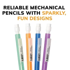 BIC Xtra Sparkle Mechanical Pencils, 0.7mm, #2 Hard Lead, 24/Pack (MPLP241-BLK) Outlet
