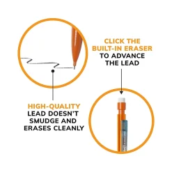 BIC Xtra-Smooth Bright Edition Mechanical Pencils, 0.7mm, #2 Medium Lead, 24 Pencils/Blister, 6 Blisters/Pack (MPCE144E-BLK) Best