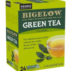 Tea<Bigelow Classic Green Tea, Keurig® K-Cup® Pods, 24/Box (6085)
