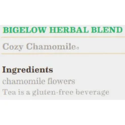 Tea<Bigelow Cozy Chamomile Herbal Tea Bags, 28/Box (004011)