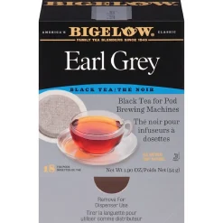 Keurig K-Cups<Bigelow Earl Grey Black Tea, Pods, 18/Box (RCB08906)