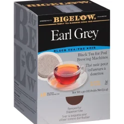 Keurig K-Cups<Bigelow Earl Grey Black Tea, Pods, 18/Box (RCB08906)